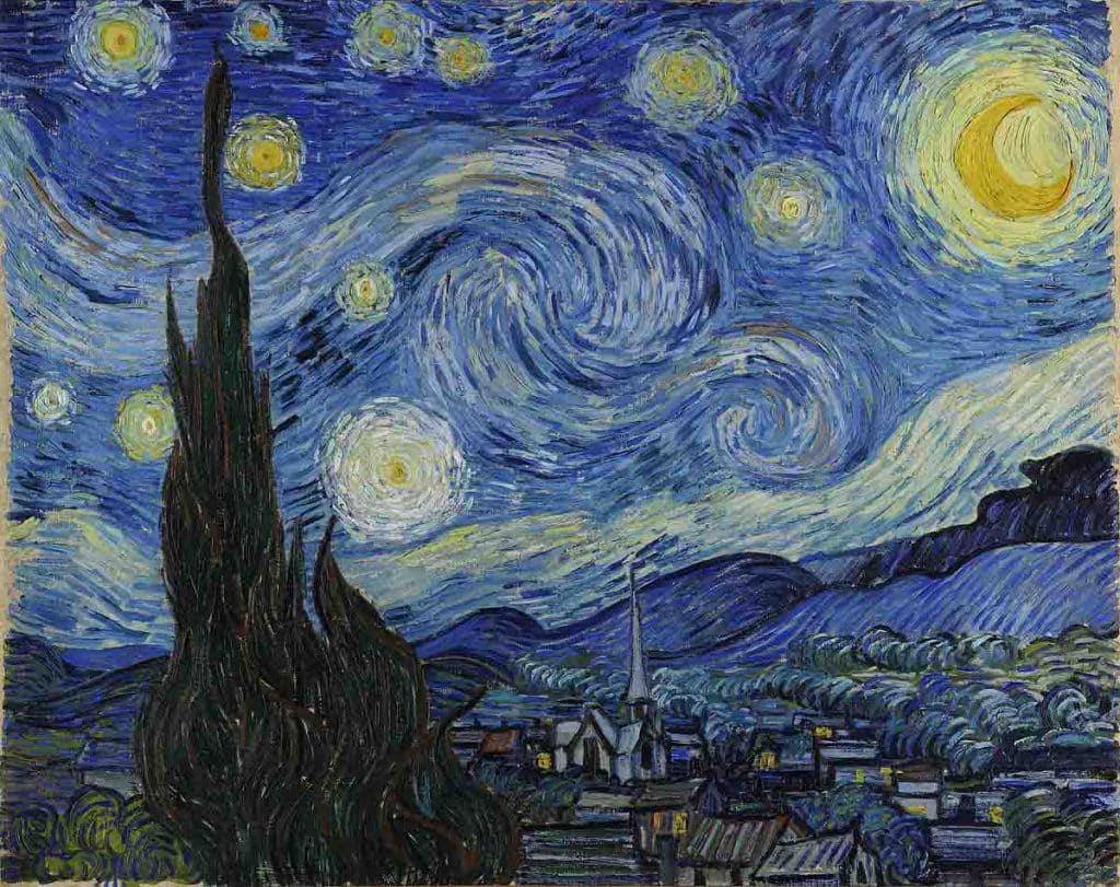 Noite Estrelada - Van Gogh