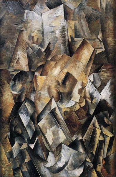 Cubismo analítico e sintético; FOTO 5: “Still Life with Metronome”, Georges Braque, 1909. Créditos: WikiArt.