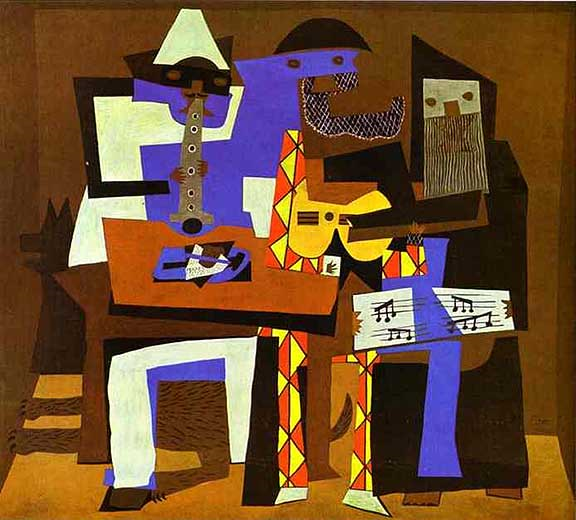 FOTO 10: “Musicians With Masks”, Pablo Picasso - 1921.Créditos: WikiArt.