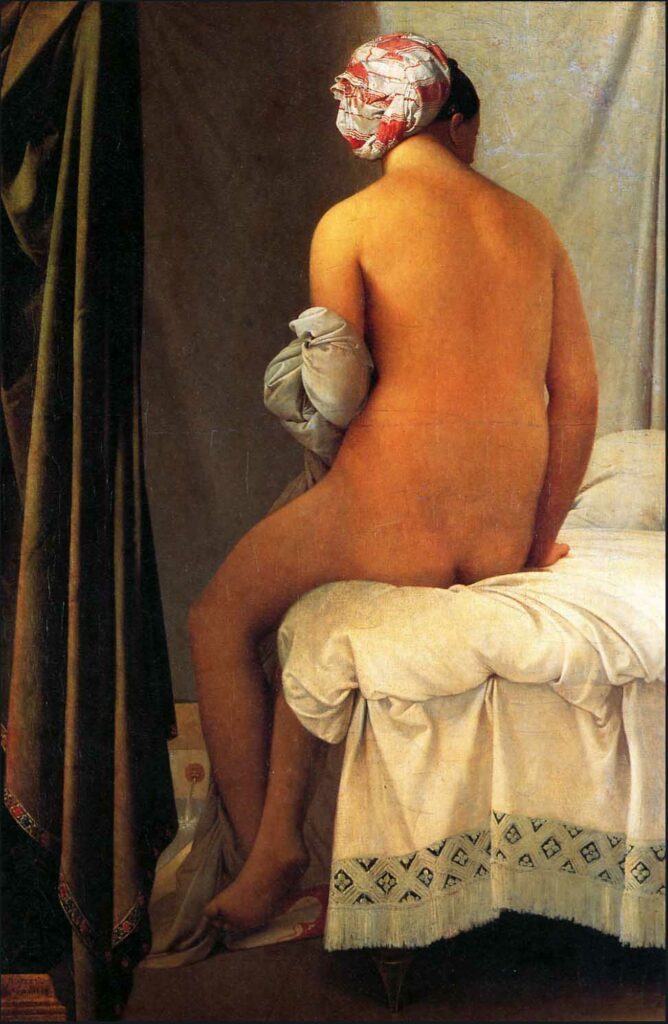 A Banhista de Valpinçon - Jean-Auguste Dominique Ingres