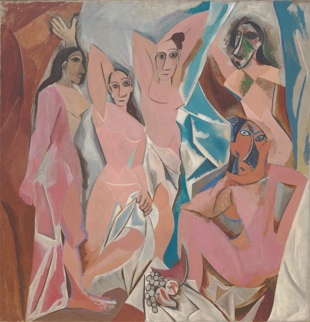 Les Demoiselles d'Avignon by Pablo Picasso, 1907