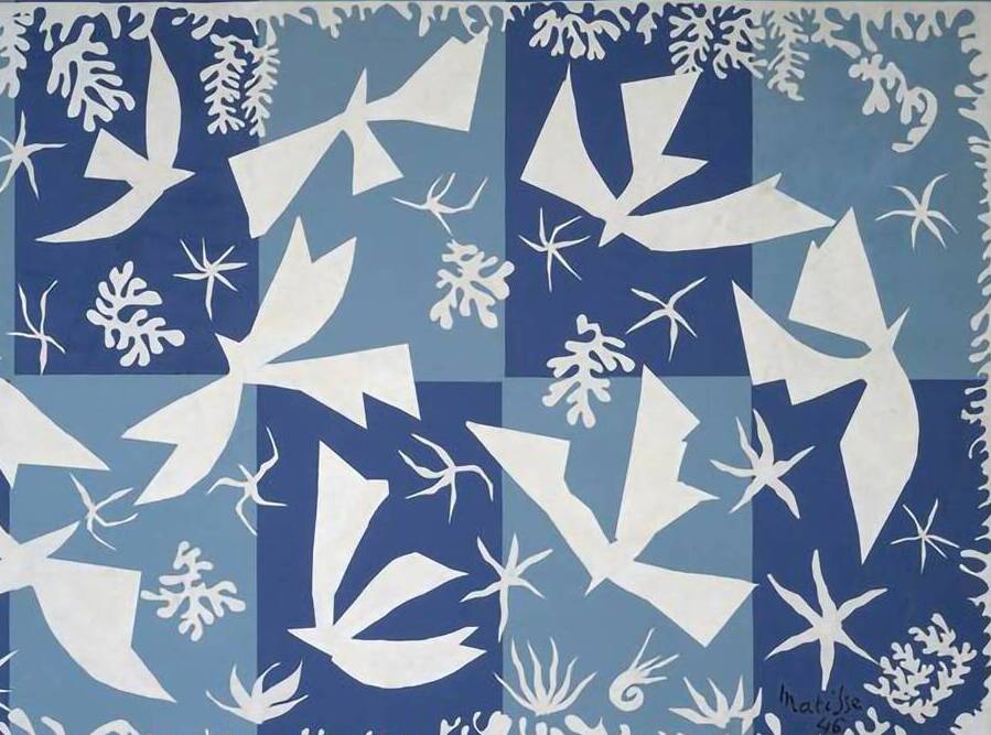 DETALHE - Reprodução de Henri Matisse, "Polynesia, o céu".