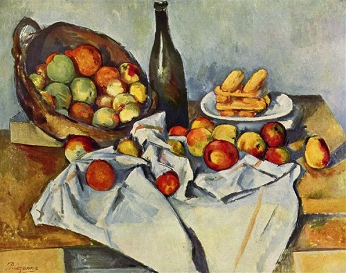 Paul Cèzanne - The Basket of Apples (A Cesta de Maçãs), c. 1893