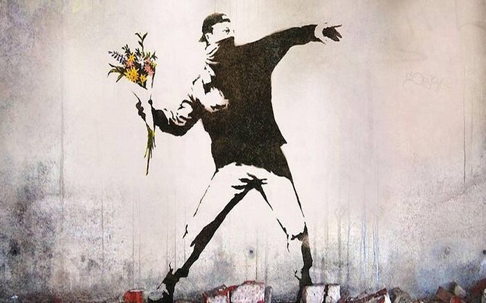 Banksy; criar narrativa para arte