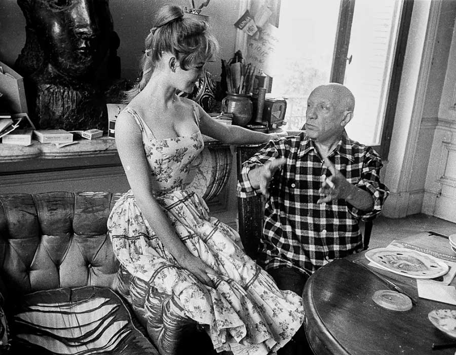 Picasso e Brigitte Bardot
