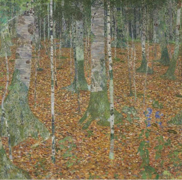 5. Birch Forest, Gustav Klimt