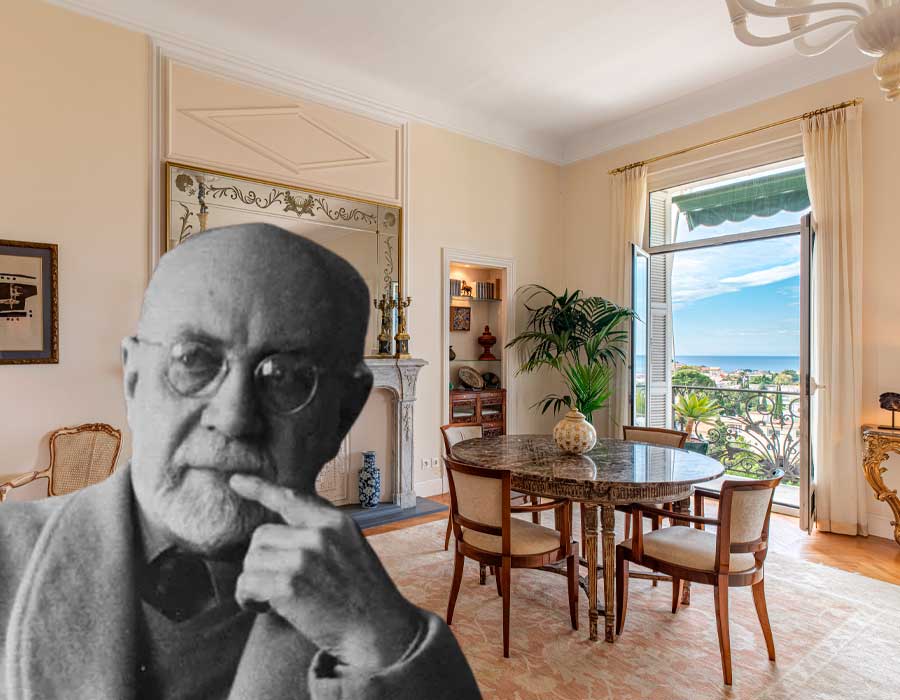 Veja fotos da casa de Henri Matisse à venda na Riviera Francesa