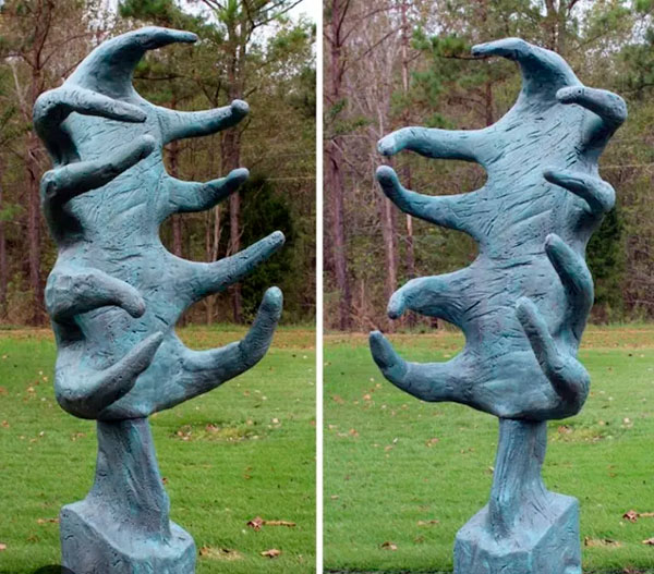 escultura roubada