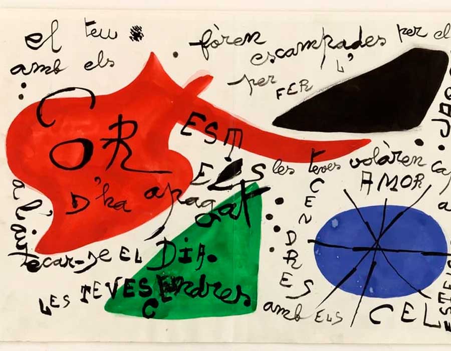 Exposição de Joan Miró e Alexander Calder na Casa de Serralves, no Porto