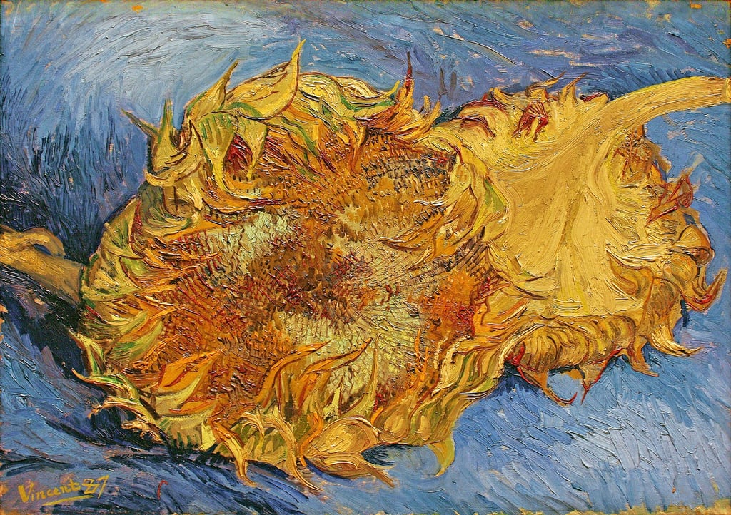 Van Gogh (Dois Girassóis Cortados, 1887)