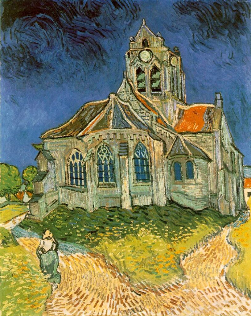 L'église_d'Auvers-sur-Oise (Van Gogh)