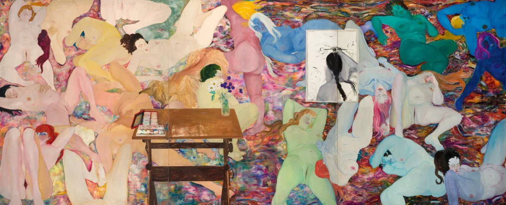 Martha Nilsson Edelheit (b. 1931), Female Flesh Wall, 1965, oil on canvas