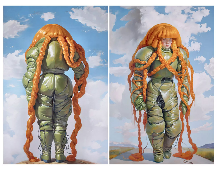 Embedding Study 1 & 2 (from the xhairymutantx series), 2024