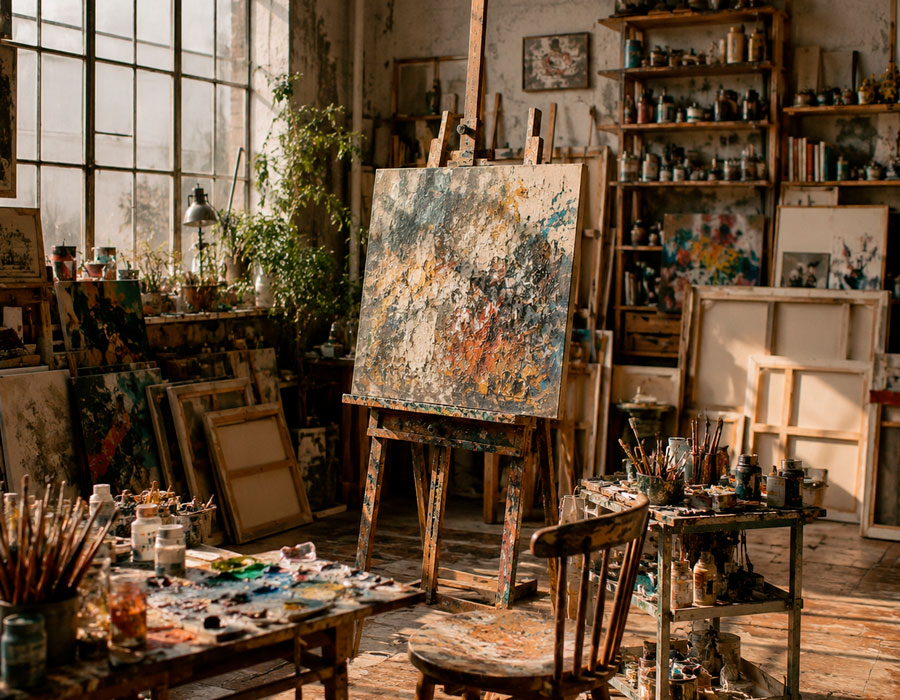 Conheça os ateliês de 6 grandes nomes da história da arte