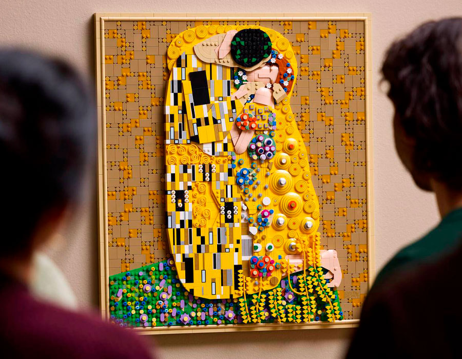 LEGO lança versão de O Beijo, de Gustav Klimt